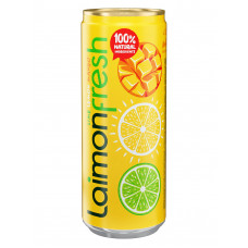 Напиток Безалкогольный Среднегазированный Laimon Fresh Mango 0,33 Литра
