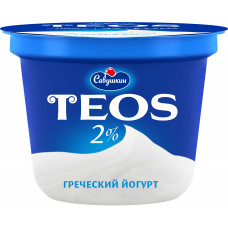 Йогурт Teos Греческий Натуральный 2% 250г