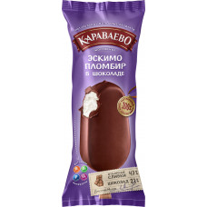 Мороженое Эскимо Пломбир в Молочном Шоколаде 70 г Караваево
