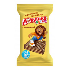 Десерт Левушка Детям Молочный Шоколад с Вафлями 4кг
