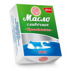 Масло Краснобаковское Сливочное  82,5% 1/175 ФОЛЬГА