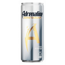 Напиток Энергетический Adrenaline Без Сахара Силвер Энерджи 0,25л ж/б