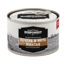 Печень И Икра Минтая Доброфлот Ассорти Деликатесное 195г ж/б с Ключом Южморрыбфлот Печень И Икра Минтая Доброфлот Ассорти Деликатесное 195г ж/б с Ключом Южморрыбфлот