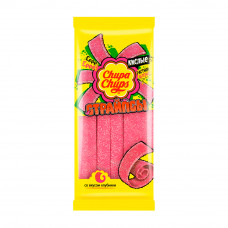 Мармелад Жевательный Chupa Chups Кислые Страйпсы 120г