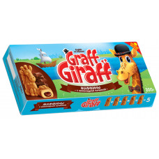 Маффины Бисквитные Graff Giraff с Начинкой Шоколад 200гр