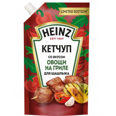 Кетчуп Heinz Овощи на Гриле 320г Дой-пак