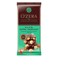 Шоколад Молочный Ozera Milk & Extra Hazelnu 90гр