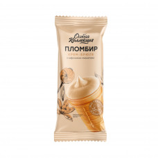 Мороженое Пломбир Крем-брюле в Вафельном Стаканчике 15%, 90г Особая Коллекция