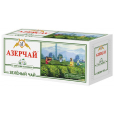 Чай Азерчай Зеленый 25пак в Конвертах Кубань-ти