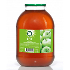 Сок Яблочный Smart Восстановленный Осветленный 3 Литра Стекло