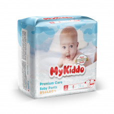 Подгузники на Липучках для Детей Mykiddo Premium S до 6 кг 24 шт