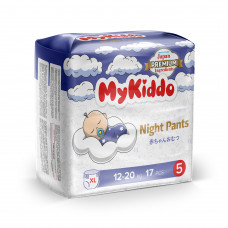 Подгузники Трусики для Детей Mykiddo Night Xl 12-20 кг 17 шт
