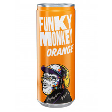Напиток Безалкогольный Сильногазированный Funky Monkey Orange 0.33