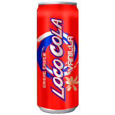 Напиток Безалкогольный Loco Cola Vanilla Сильногазированный 0,33л Жб