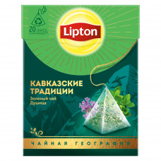 Чай Lipton Зеленый с Душицей И Ароматом Вишни 20 Пирамидок