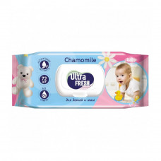 Влажные Салфетки Ultra Fresh Детские 72шт