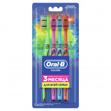 Щетка Зубная Oral-b Colors 40 Средняя 4 шт