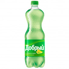 Напиток Безалкогольный Сильногазированный Ароматизированный Добрый Лимон Лайм 1.0л пэт