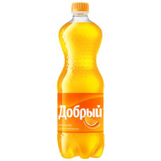 Напиток Безалкогольный Сильногазированный Ароматизированный Добрый Апельсин 1.0л пэт
