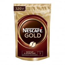 Кофе Растворимый Нескафе Голд 320 гр Мягкая Упаковка