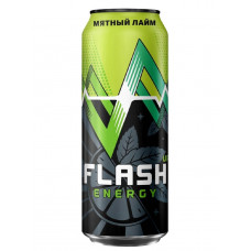 Н-к Flash Up Energy Мятный Лайм Тонизирующий Газированный 0,45л ж/б