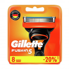 Сменные Кассеты для Бритья Gillette Fusion 8шт Сменные Кассеты для Бритья Gillette Fusion 8шт