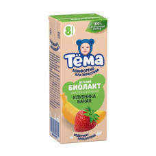 Биолакт Тема Клубника Банан 3% 206г