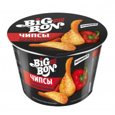 Чипсы Картофельные Big Bon со Вкусом Копченая Паприка 70г