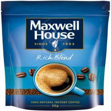 Кофе Растворимый Maxwell House Rich Blend 50г