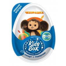 Шоколадное Яйцо Kids Box Чебурашка с Сюрпризом 20г