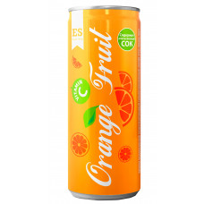 Напиток Газированный Es Orange Fruit 0,33л ж/б