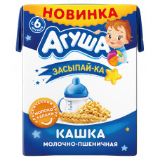 Кашка Агуша Засыпайка Молочно-пшеничная 1,8% 190мл