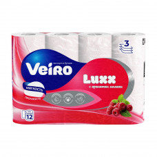 Бумага Туалетная Veiro Luxoria Aroma 3 Слоя 12 Рулонов