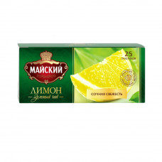 Чай Зеленый Майский Лимон 25 Пакетиков