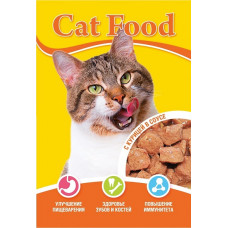 Корм Cat Food для кошек с курицей  85 гр Аллер Петфуд