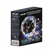 Новогоднее Украшение Гирлянда Старт Led №100 Нить Белый Свет 10м Новогоднее Украшение Гирлянда Старт Led №100 Нить Белый Свет 10м
