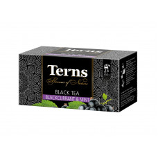 Чай Черный Terns Blackсurrant Mint 25 Пакетиков