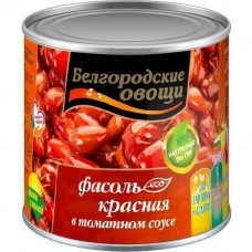 Фасоль Красная Белгородские Овощи в Томатном Соусе 300г