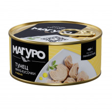 Тунец Магуро Филе-Кусочки в Масле Полосатый 170г