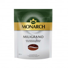 Кофе Растворимый Monarch Miligrano с Добавлением Молотого 70г