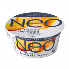 Йогурт Neo Греческий Персик 1,7% 125г