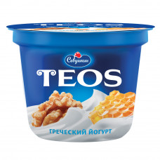 Йогурт Греческий Teos Грецкий Орех Мед 2% 250г