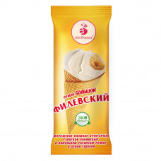 Мороженое Филевский Пломбир Крем-Брюле с Карамелью 100г