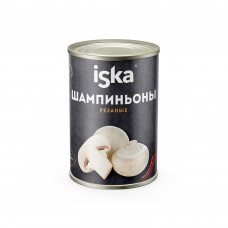 Шампиньоны Iska Резаные 425мл ж/б