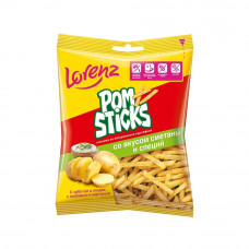 Соломка Картофельная Pomsticks Сметана и Специи 38г