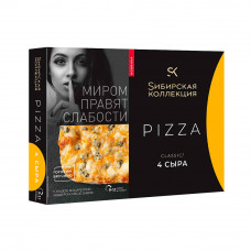 Пицца Сибирская Коллекция 4 Сыра 365г Пицца Сибирская Коллекция 4 Сыра 365г