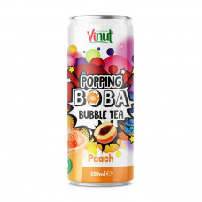 Чай Холодный Vinut Bubble Tea Персик 320мл