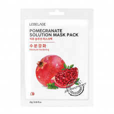 Маска для Лица Тканевая Lebelage с Экстрактом Граната 25г