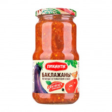 Баклажаны Пиканта Печеные в Томатном Соусе 450г ст/б