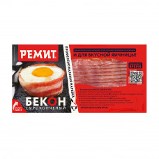 Бекон Сырокопченый Ремит Нарезка 200г Бекон Сырокопченый Ремит Нарезка 200г